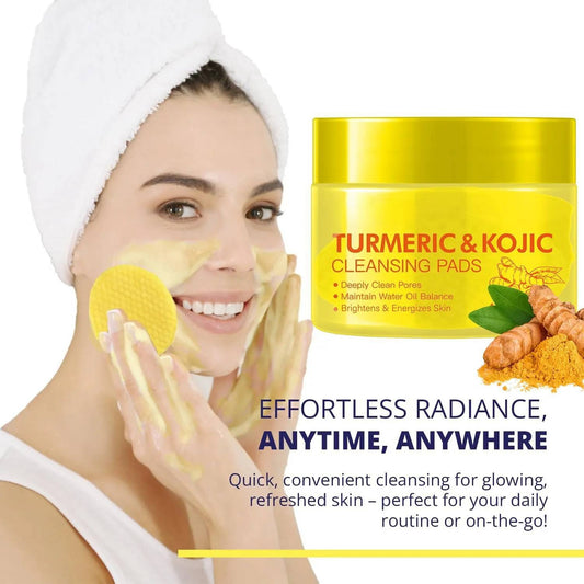 Turmeric Kojic Acid Exfoliating Cleansing Pads