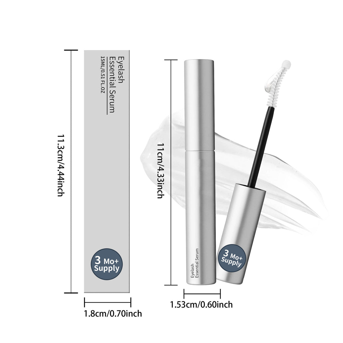 Natural curling eyelash essence, fuller eyelashes, daily eyelash care